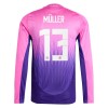 Duitsland Muller 13 Uitshirt EK 2024 Lange Mouw